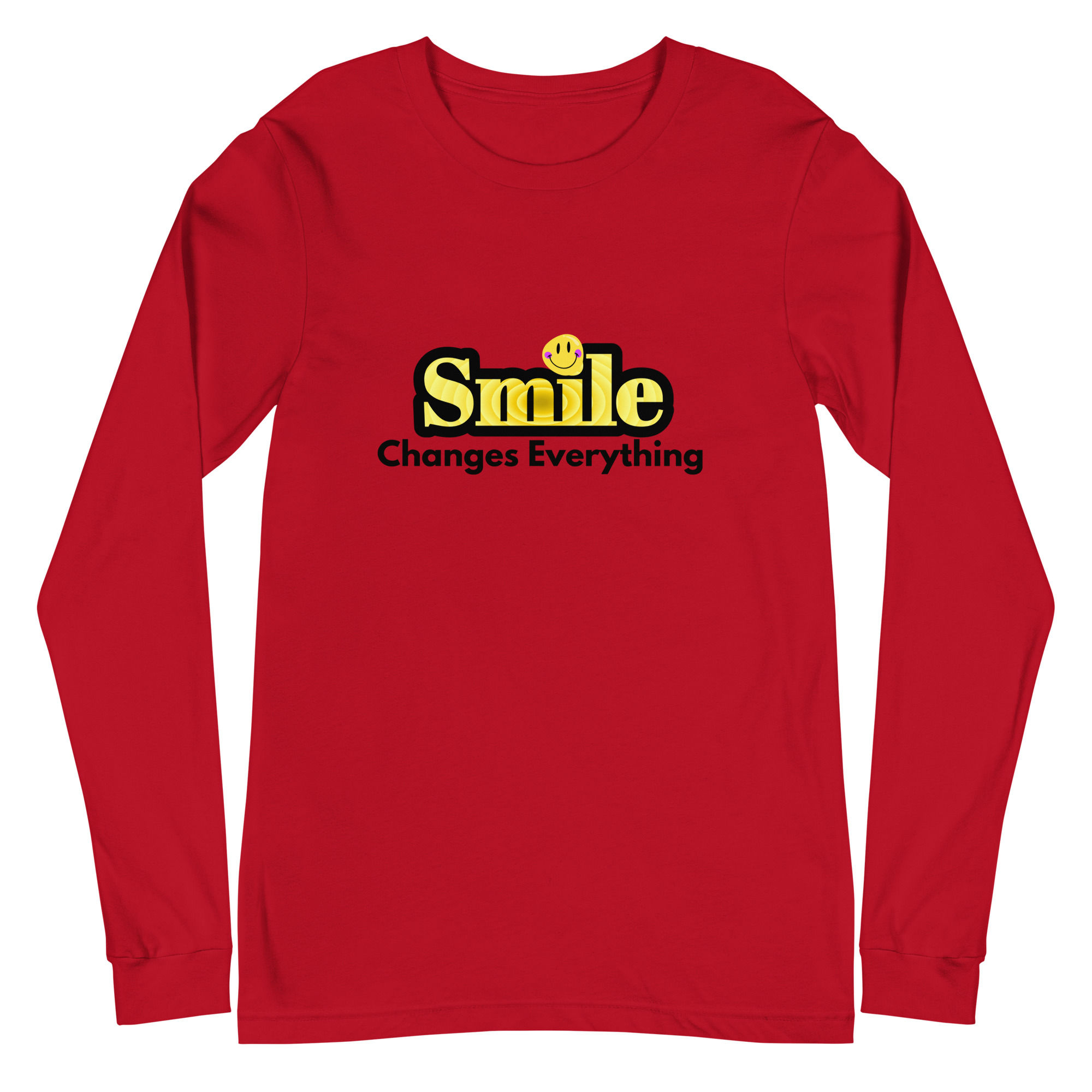 Smile Changes Everything Unisex Long Sleeve Tee