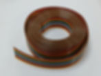 A ribbon cable is a practical way of making cables that utilise a large number of wires.