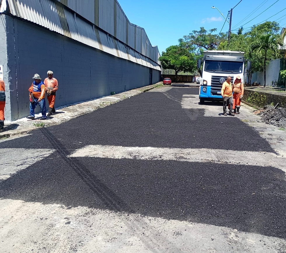 Prefeitura de Manaus recupera rua no bairro Dom Pedro e reforça frentes de obras em toda a capital