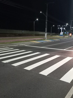 Vias de Manaus recebem nova sinalização da prefeitura para ordenamento do fluxo de veículos