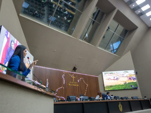 Deputada diz que vai denunciar Governo do Estado à PF e ao MPAM por perseguição política inclusive com a utilização da Polícia Militar para intimidá-la