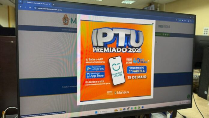 Terceira cota do IPTU 2026 vence nesta sexta-feira e mantém contribuinte na disputa por prêmios em dinheiro