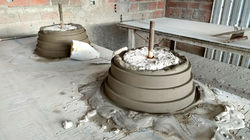 Moldura pilar redondo