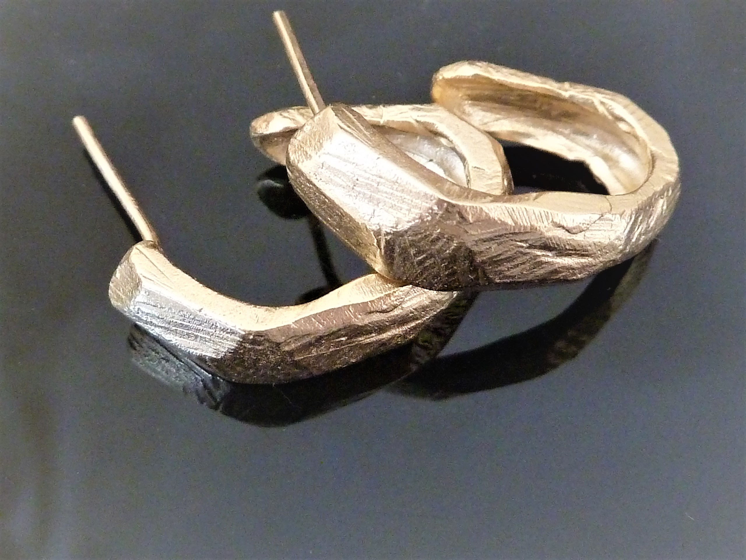 Huggie stud earrings