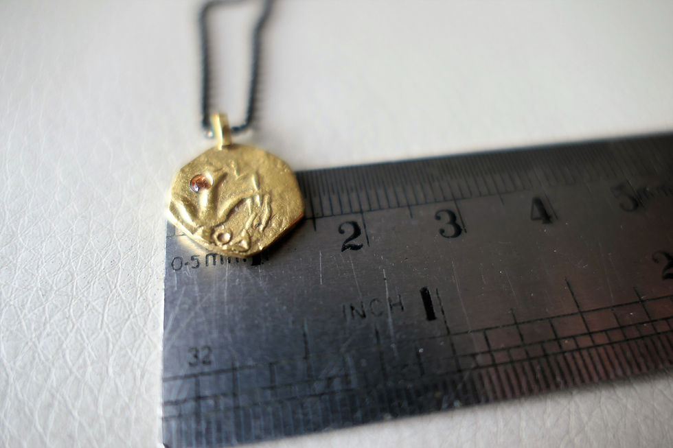 Thumbnail: Hashmonai coin replica necklace.