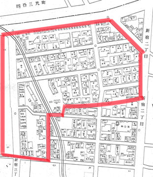 A fire insurance map drawn in 1949