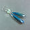 Thumbnail: Welo Ethiopian Opal-Blue Fire Labradorite-Sterling Silver Long Dangle Earrings