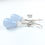 Thumbnail: Turkish Blue Chalcedony-All Natural-Sterling Silver Bold Dangle Earrings