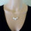 Thumbnail: 3 Floating Natural Pearls Trio-14k Gold Fill-Sterling Silver-Satellite Necklace