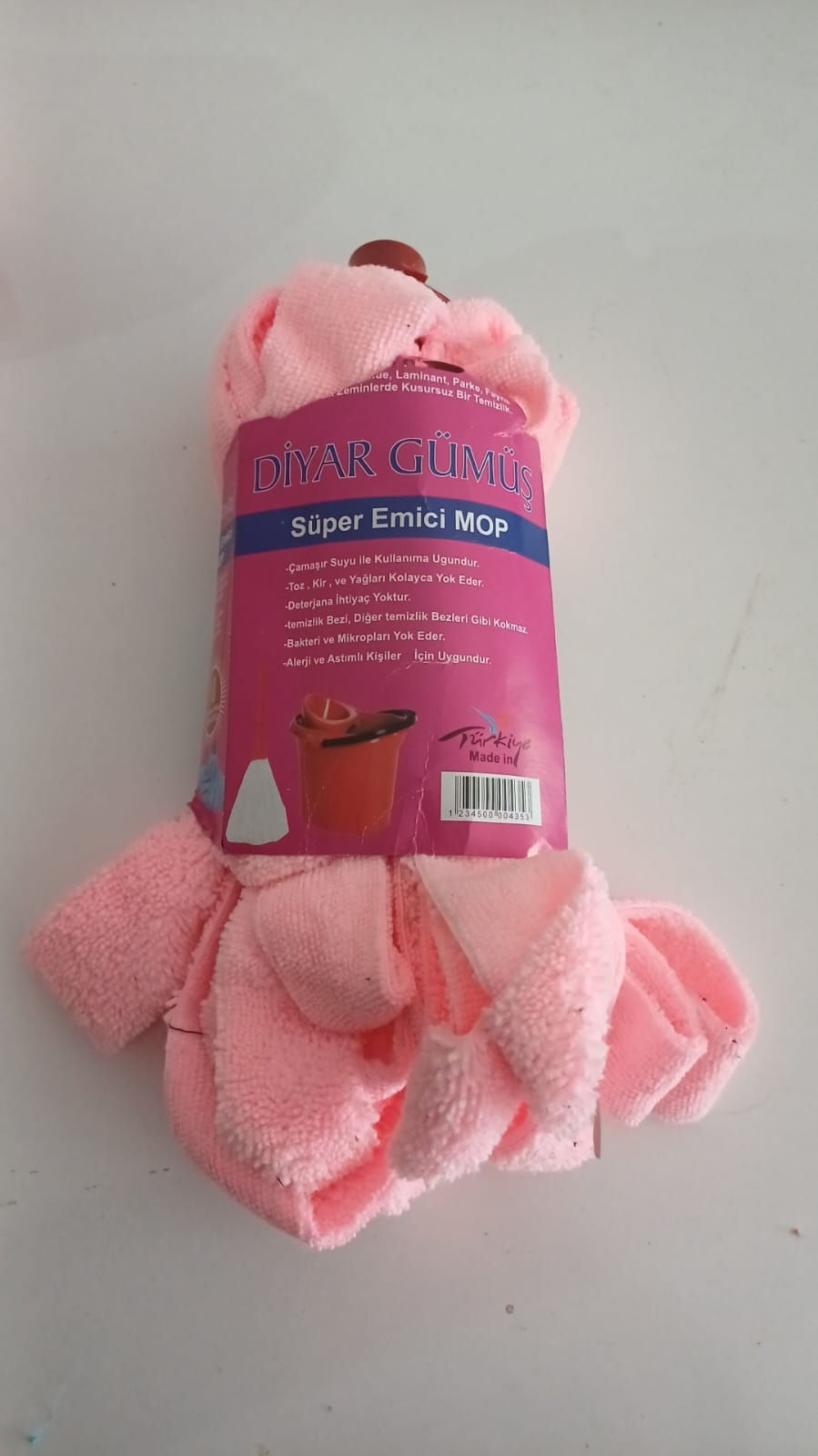 Süper Emici Mop – Yüksek Emicilik, Dayanıklı Temizlik Mop Başlığı