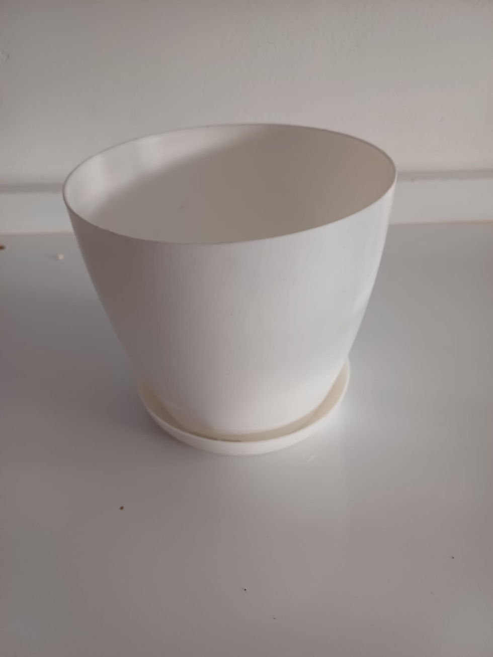 Yuvarlak Tabaklı Saksı