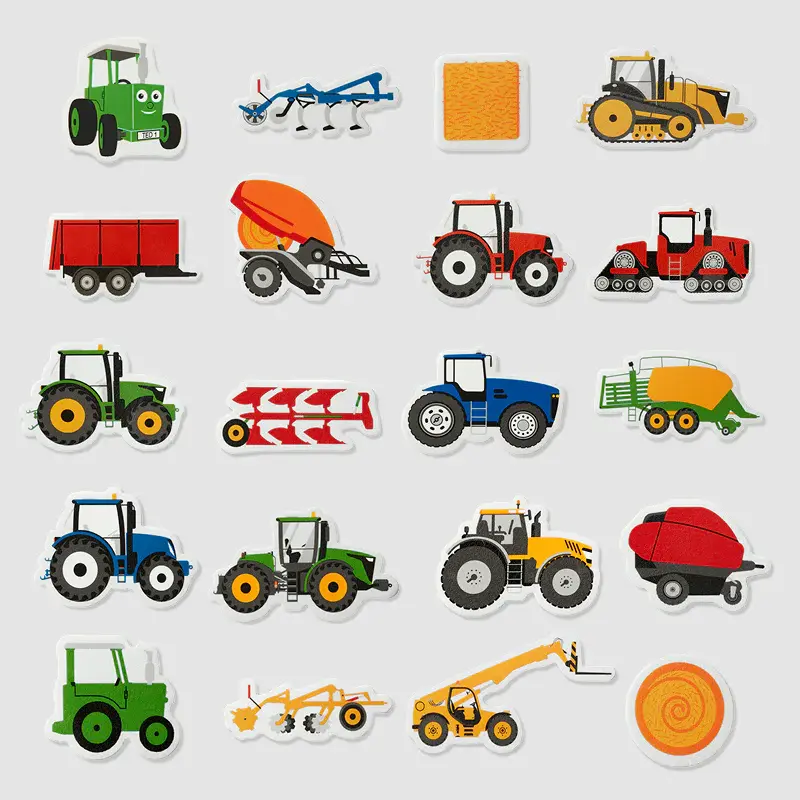 Thumbnail: Tractor Ted Farm Machine Bath Stickers