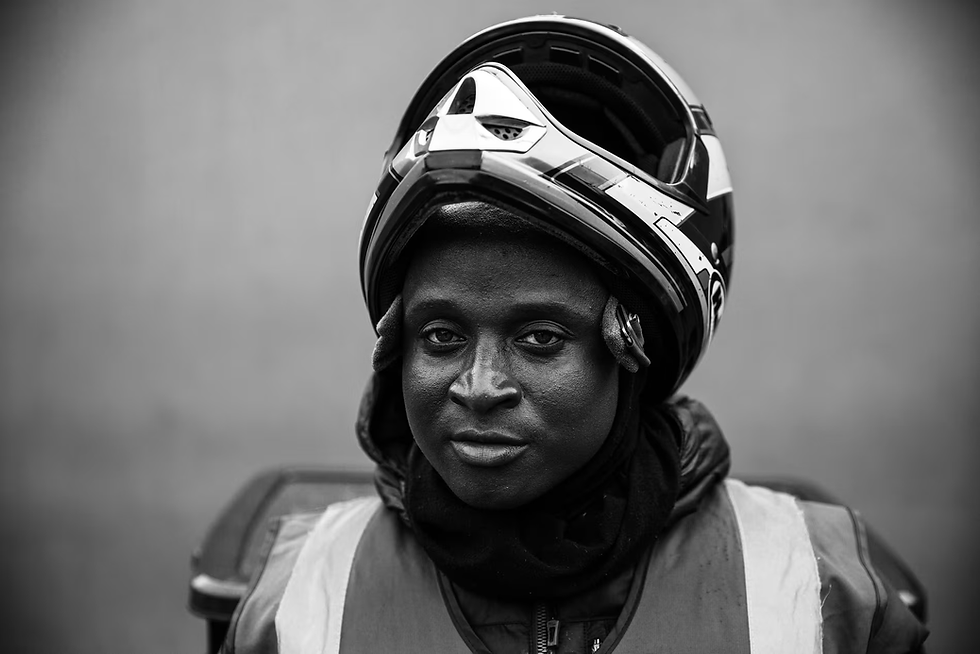 Hardworking RideLink motorcyclist