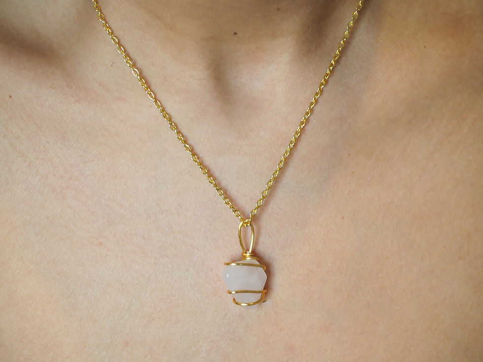 Thumbnail: Rose Quartz Necklace