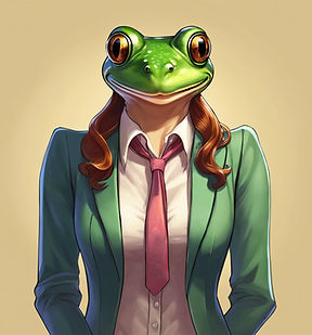 female frog secretary portrait.jpg