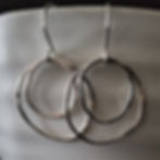 Thumbnail: Kinetic Organic Hoop Earrings(WS)