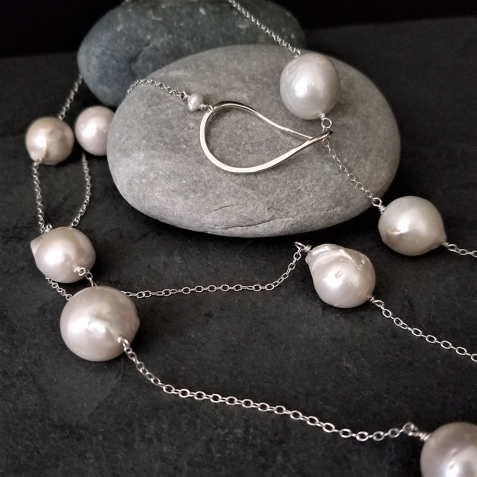 Thumbnail: Lariat Pearl Necklace(WS)