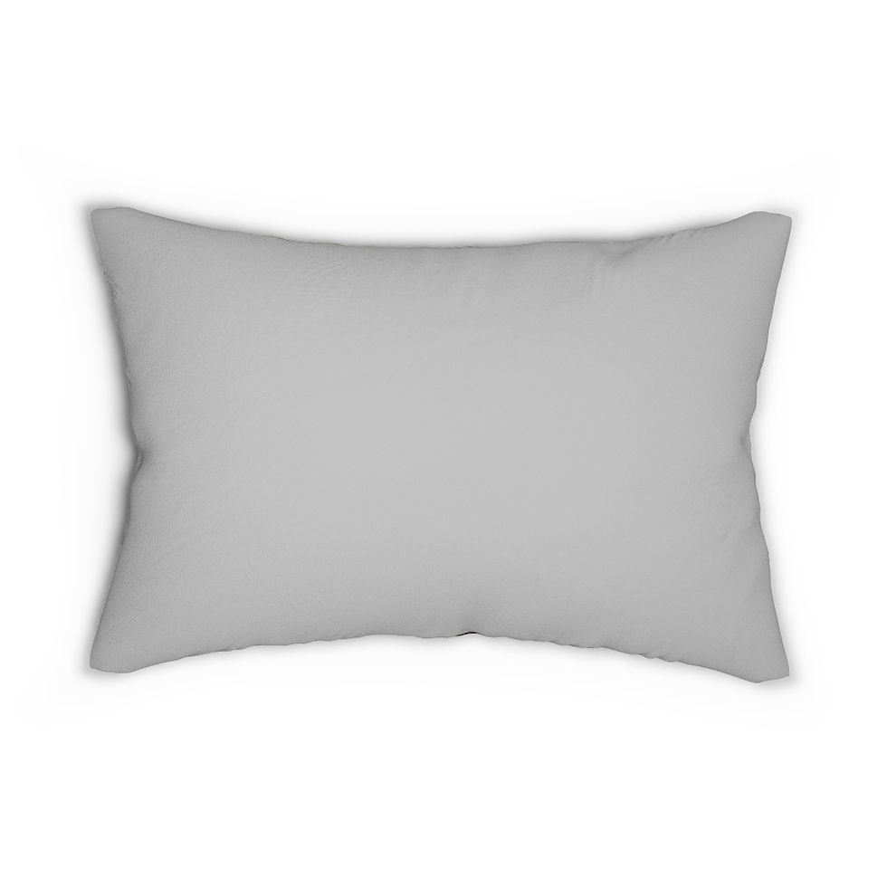 Thumbnail: Vintage Flowers - Spun Polyester Lumbar Pillow