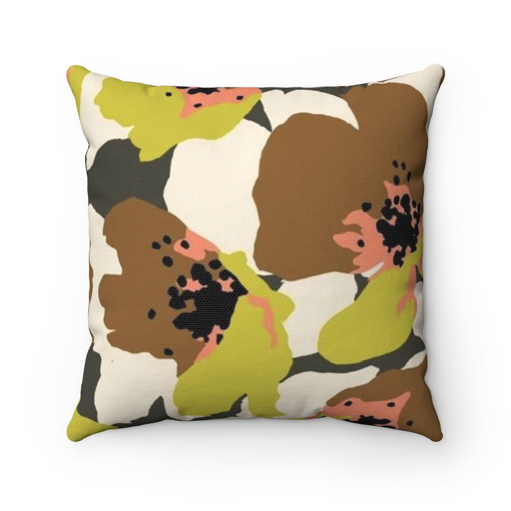 Multi Color Floral Print - Pillow