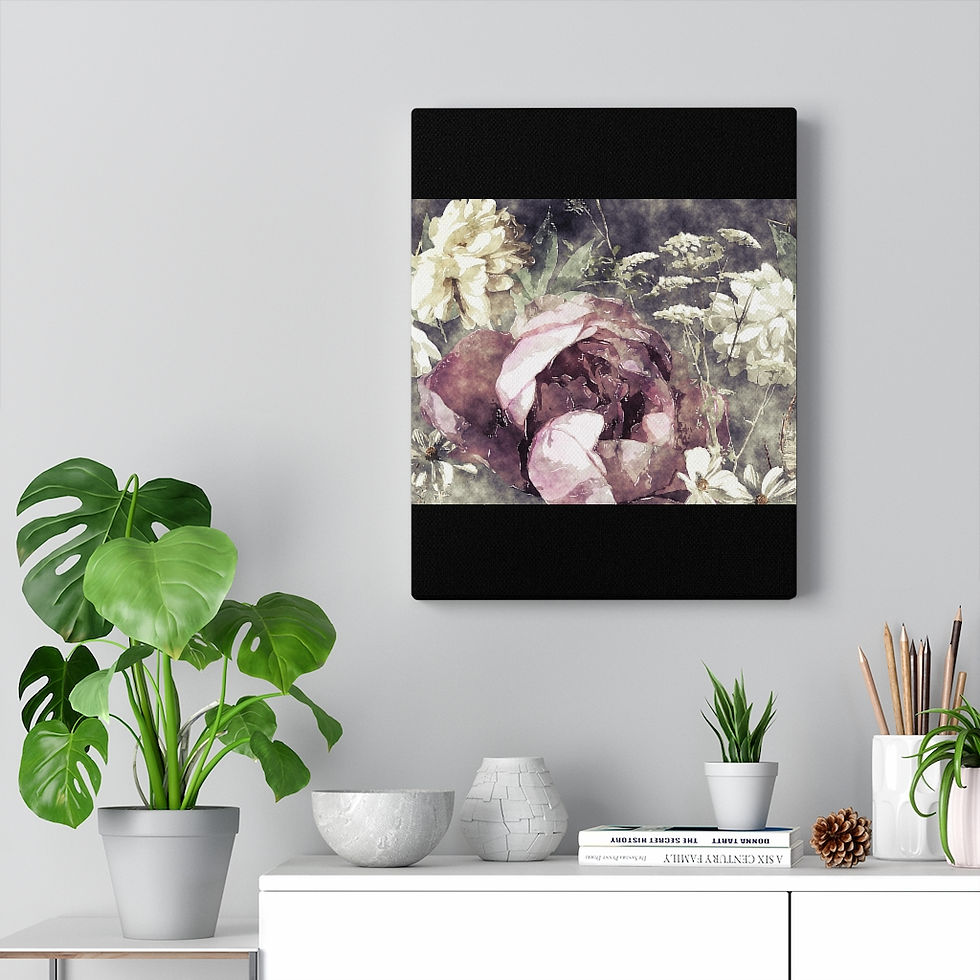 Thumbnail: Lilac Flower - Canvas Gallery Wraps