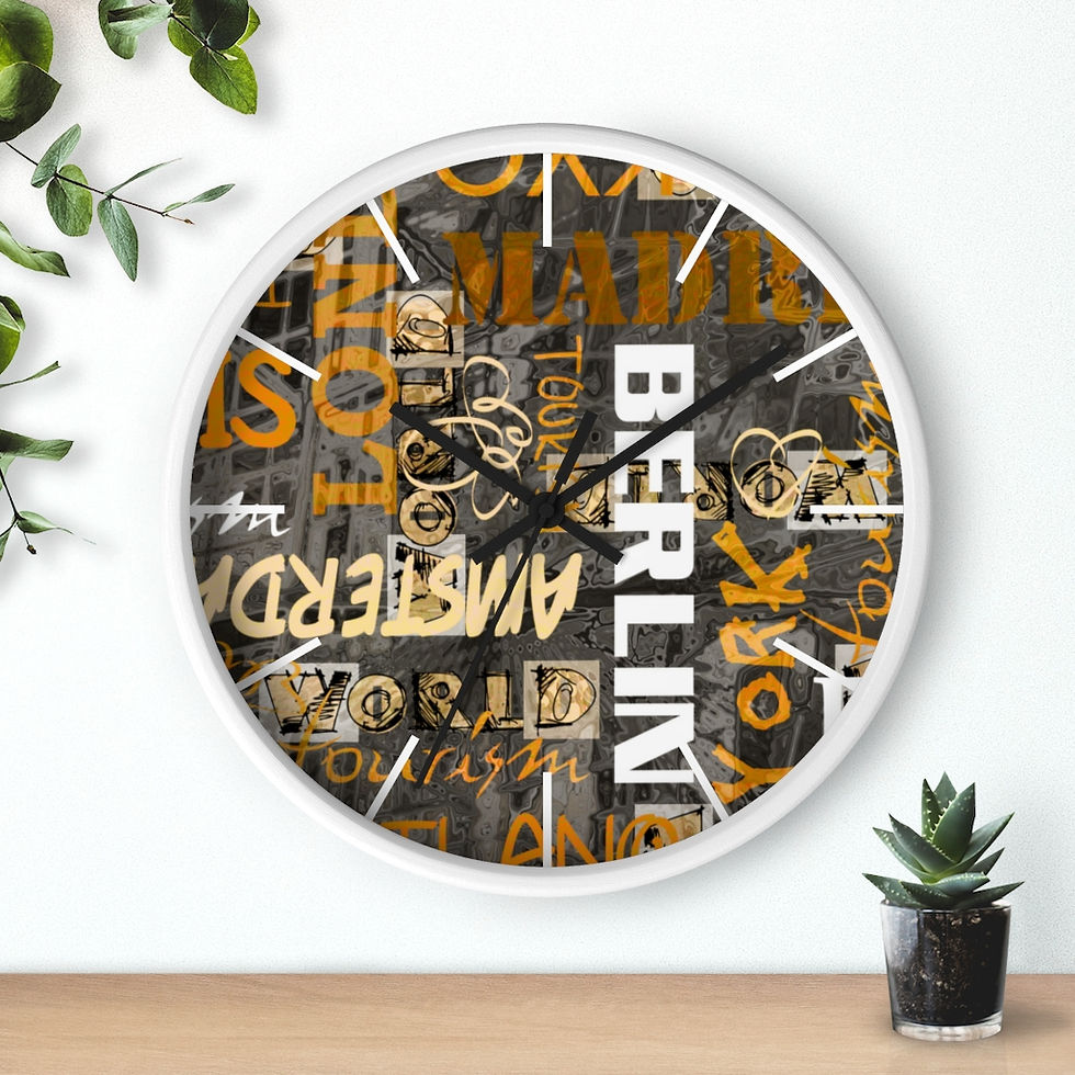 Thumbnail: Graffiti -Wall clock