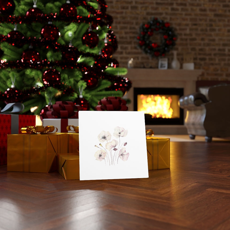 Thumbnail: White Flowers   - Canvas Gallery Wraps