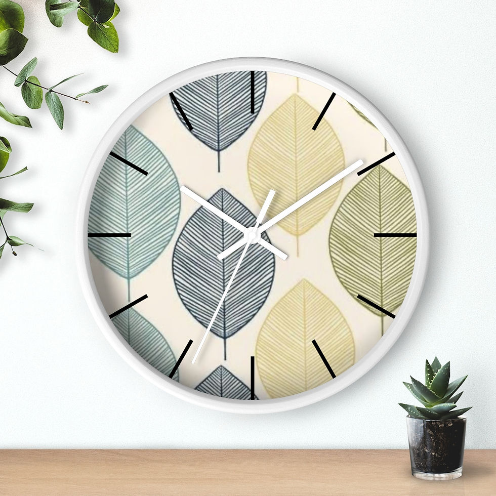 Thumbnail: Multi Color Leaf -Wall clock