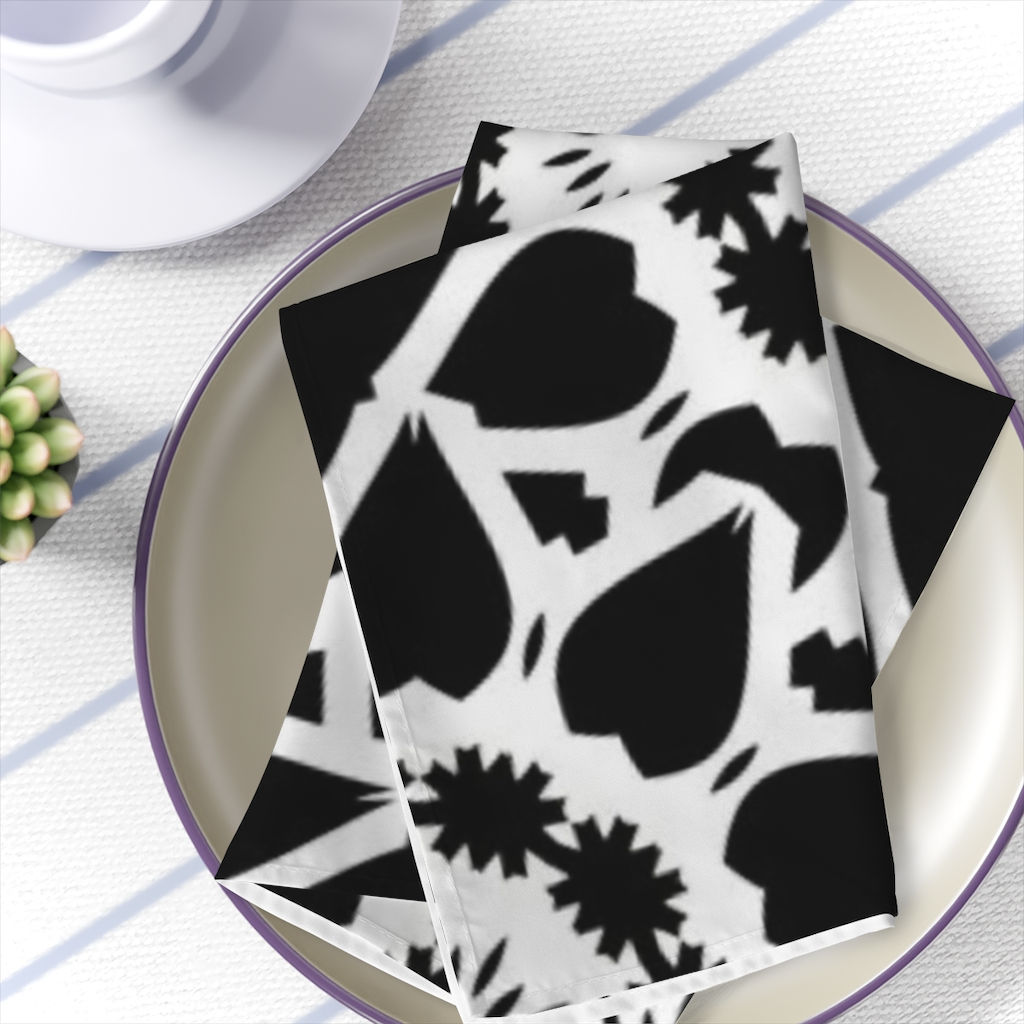 Porcelain Ink Medallion Print - Napkins