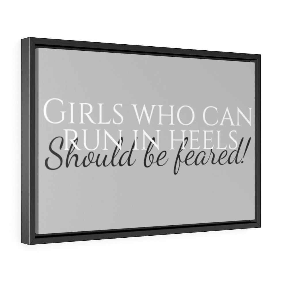Thumbnail: Girls Who Run - Gallery Canvas Wraps, Horizontal Frame