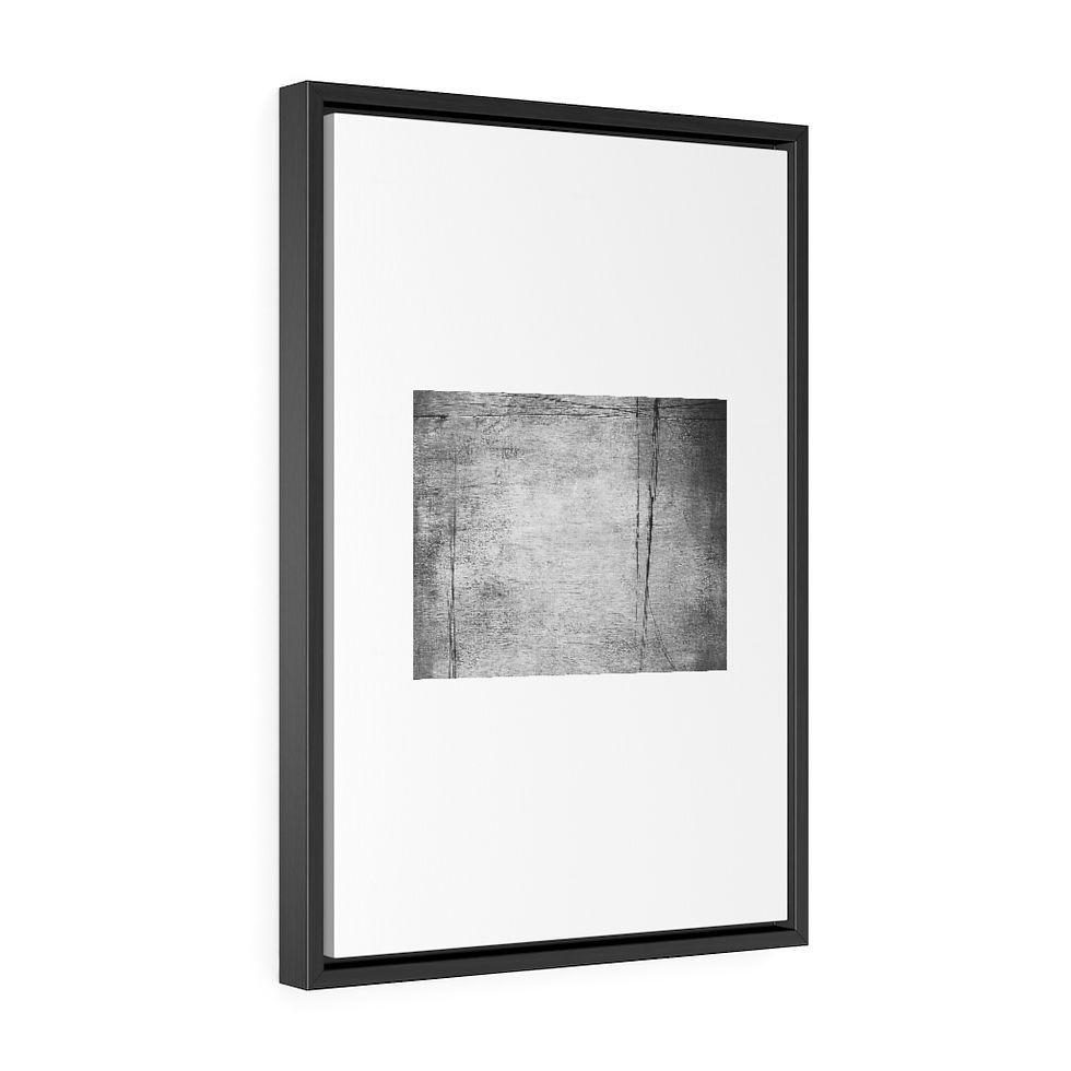 Thumbnail: Gray Abstract- Gallery Canvas Wraps, Vertical Frame
