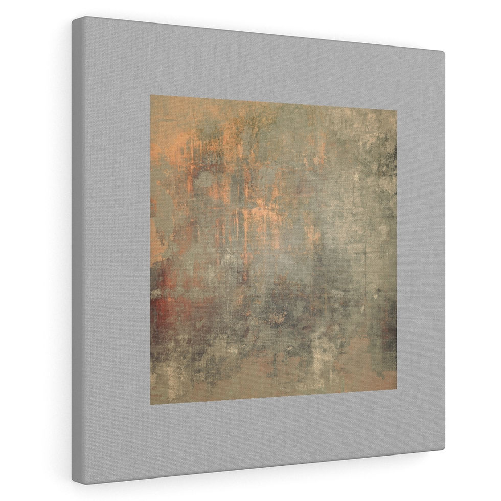 Thumbnail: Fossil Smoke Cider Abstract - Canvas Gallery Wraps