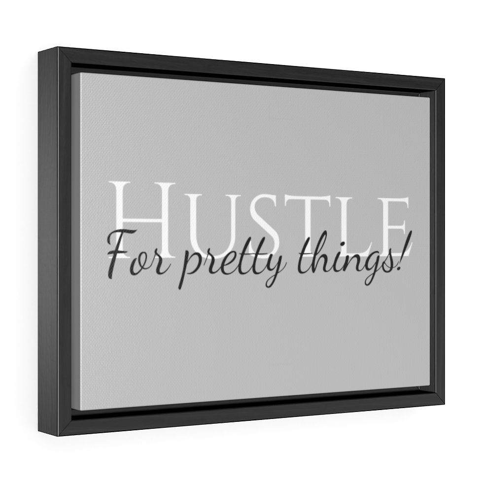 Thumbnail: Hustle For Pretty Things - Gallery Canvas Wraps, Horizontal Frame