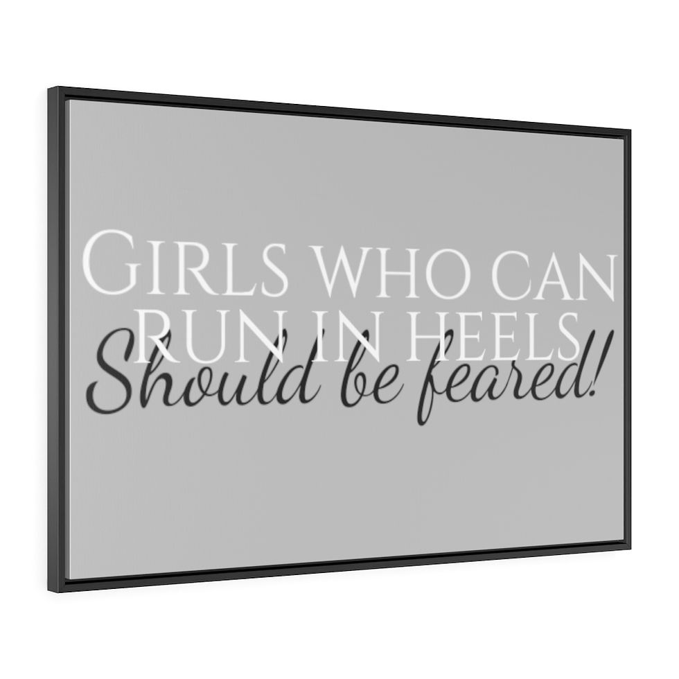 Thumbnail: Girls Who Run - Gallery Canvas Wraps, Horizontal Frame