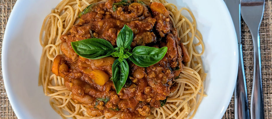 Turkey Ragu with Beans and Spinach (1 point)
