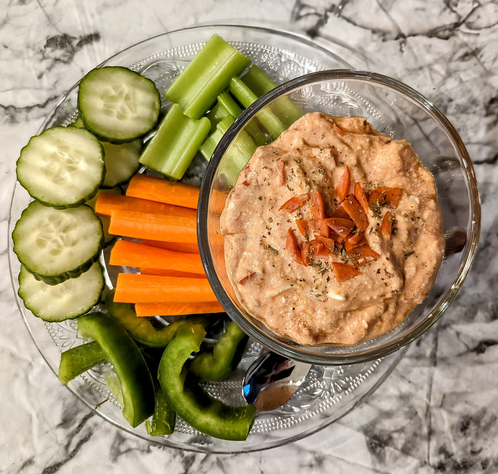 Cottage Cheese Pizza Dip (4 points)