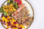 Seared Ahi Tuna entree. The Flame Catering.