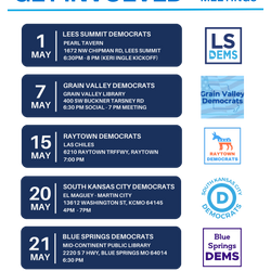 May Events and Meetings!