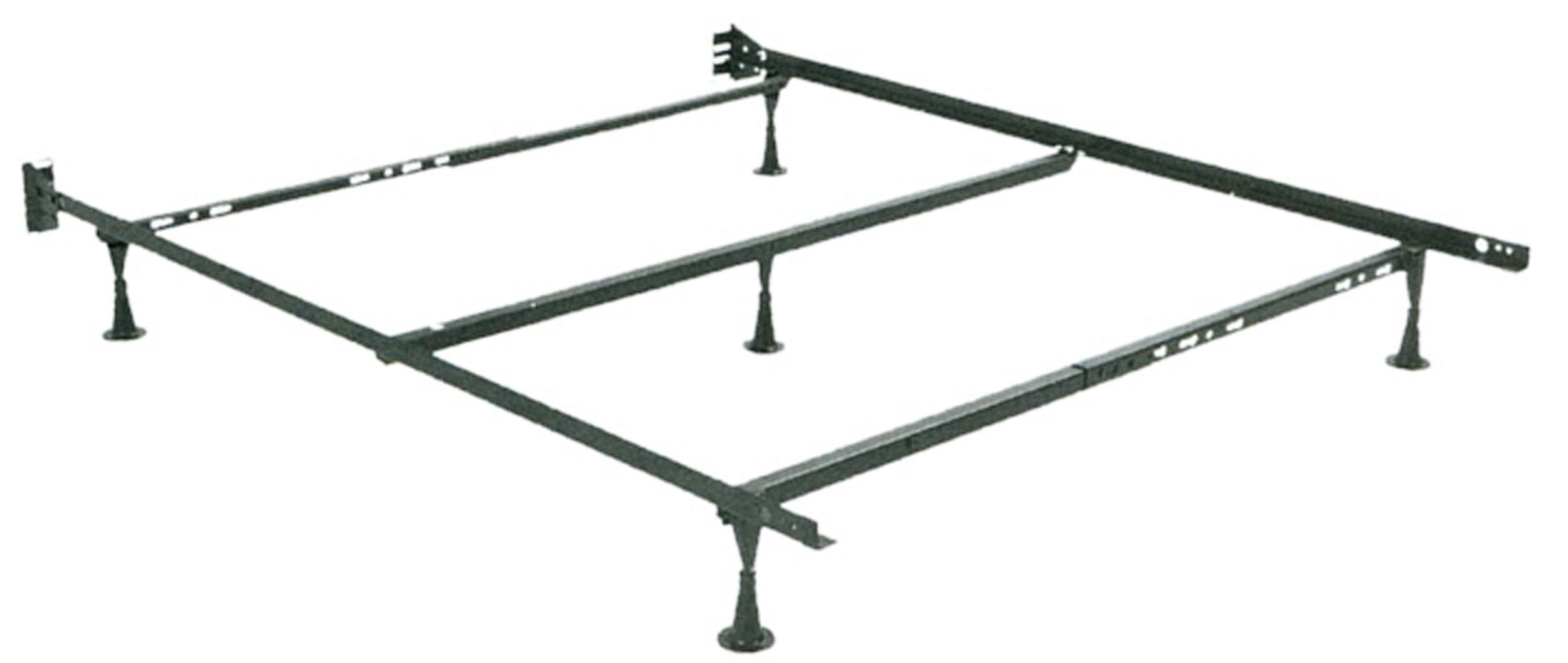 Metal Bed Frame W/ Center Support & HB Brackets