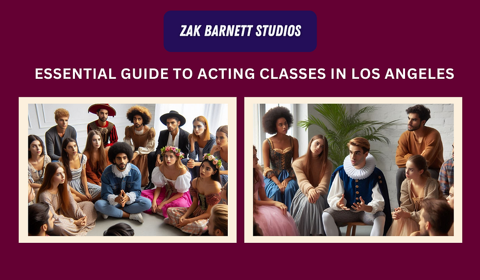 Essential Guide to Acting Classes in Los Angeles