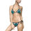 Thumbnail: Kettlebell aquamarine Butterfly Women's Bikini Swimsuit - grey