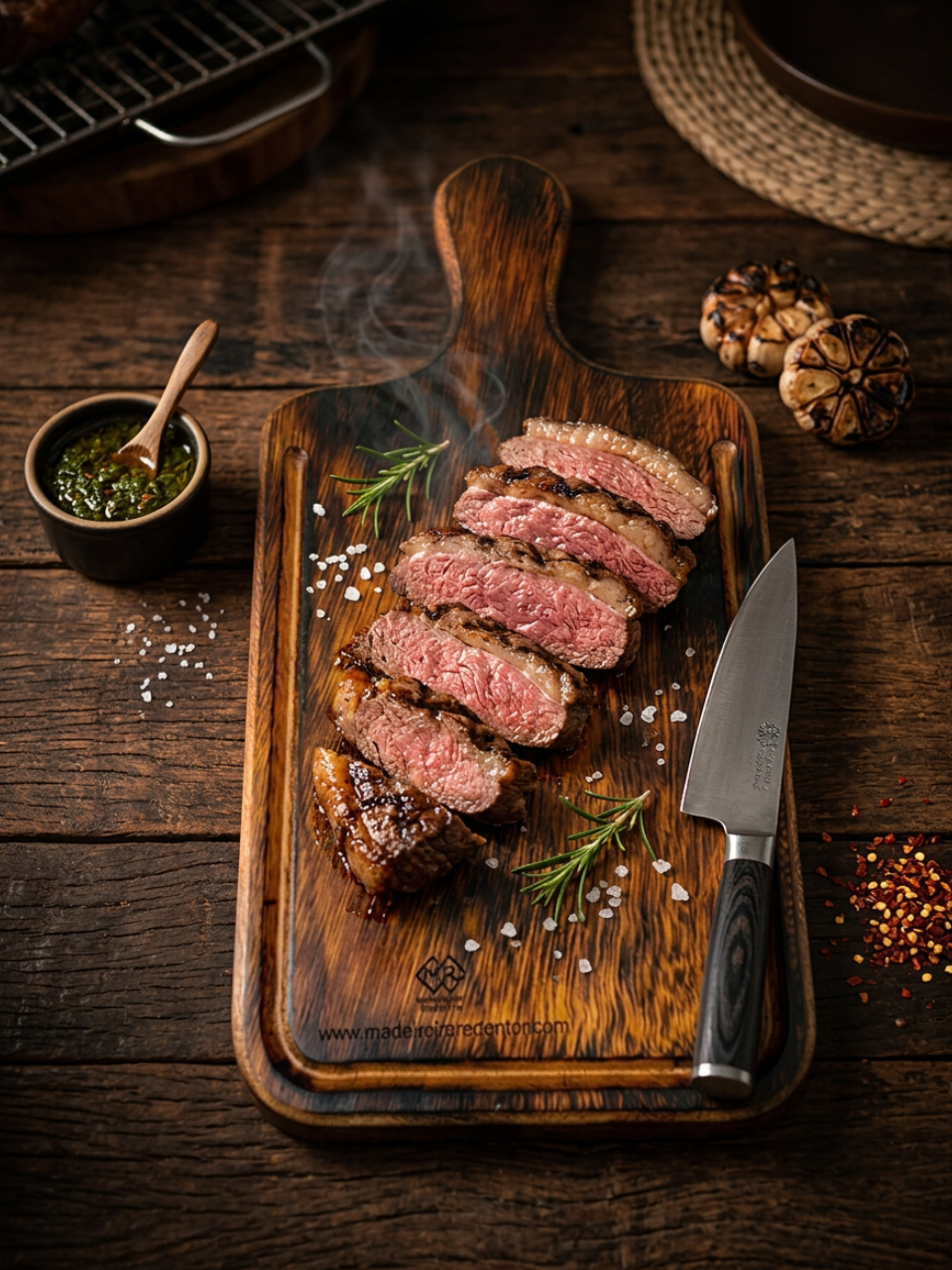 Tábua de carne Angelim Pedra queimado