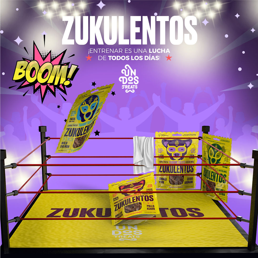 Miniatura: Zukulentos Premios para perro sabor mantequilla de maní