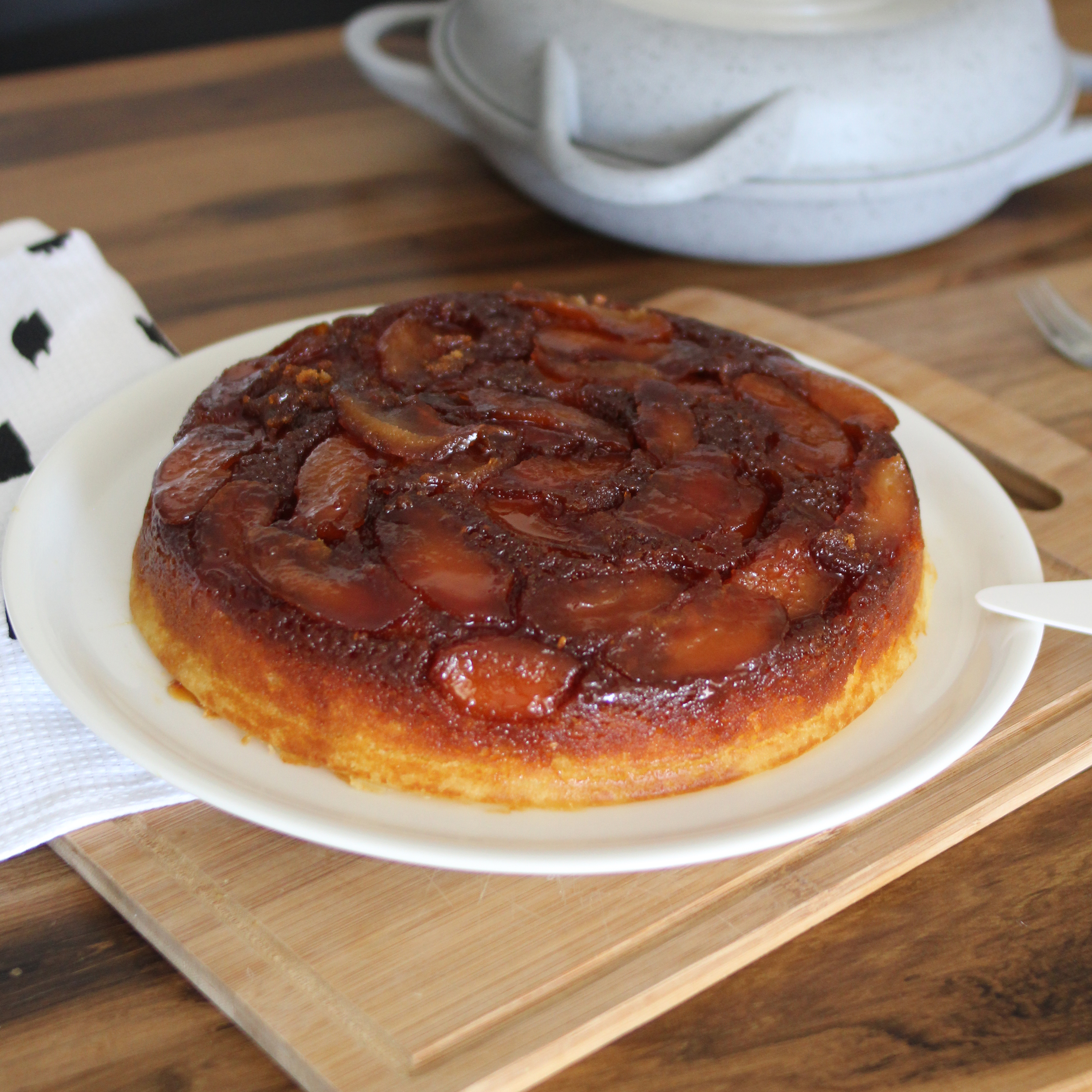 Torta de manzana invertida