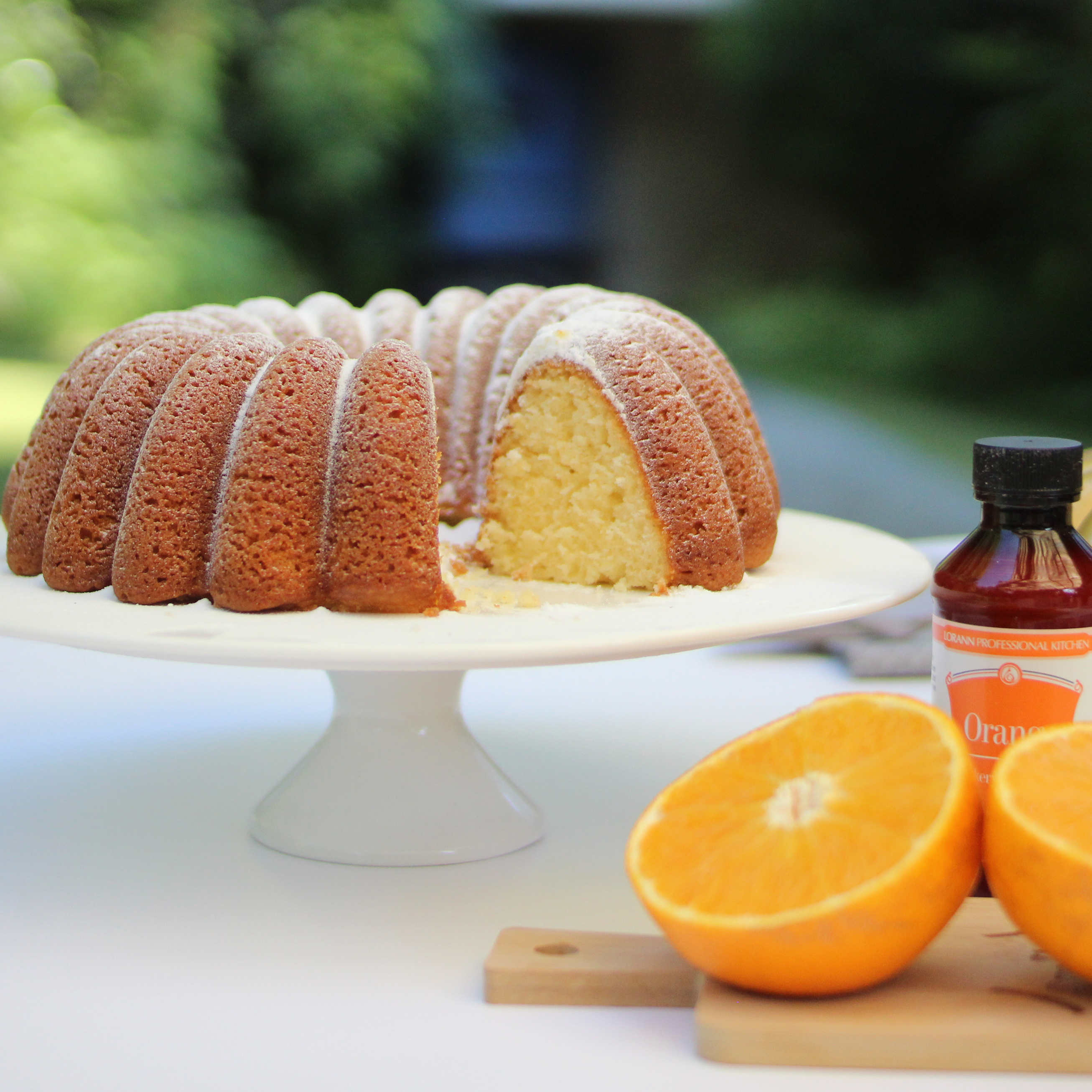 Budín de naranja