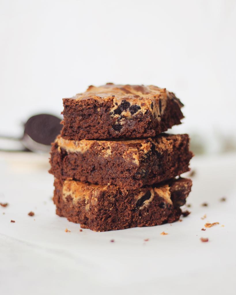 Brownies con mantequilla de maní