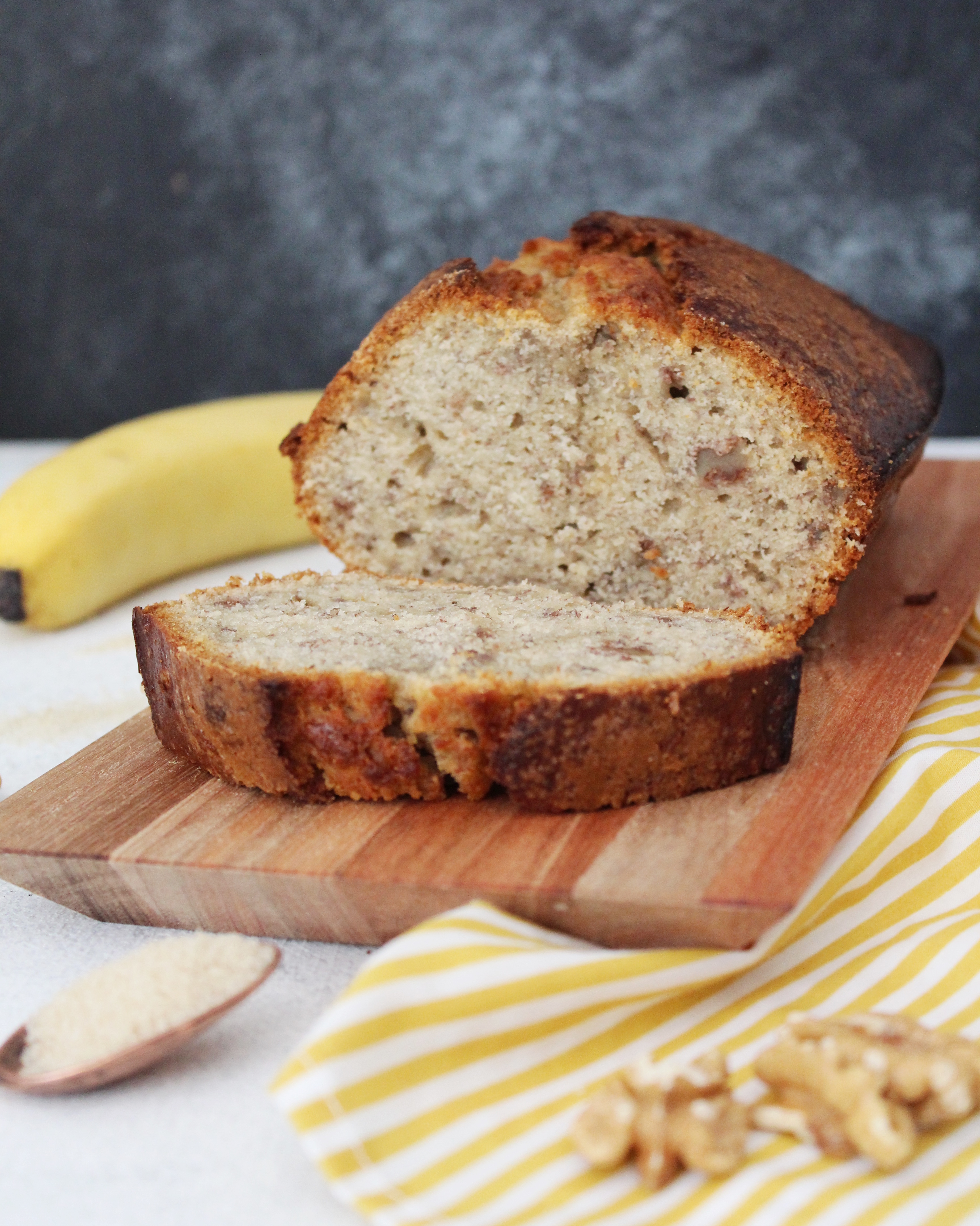 Budín de banana