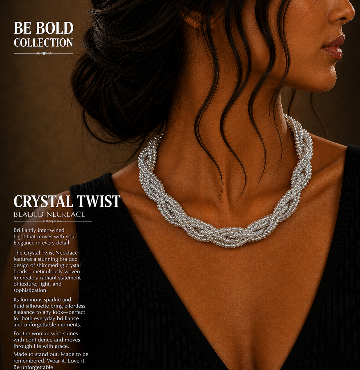 Crystal Twist Necklace