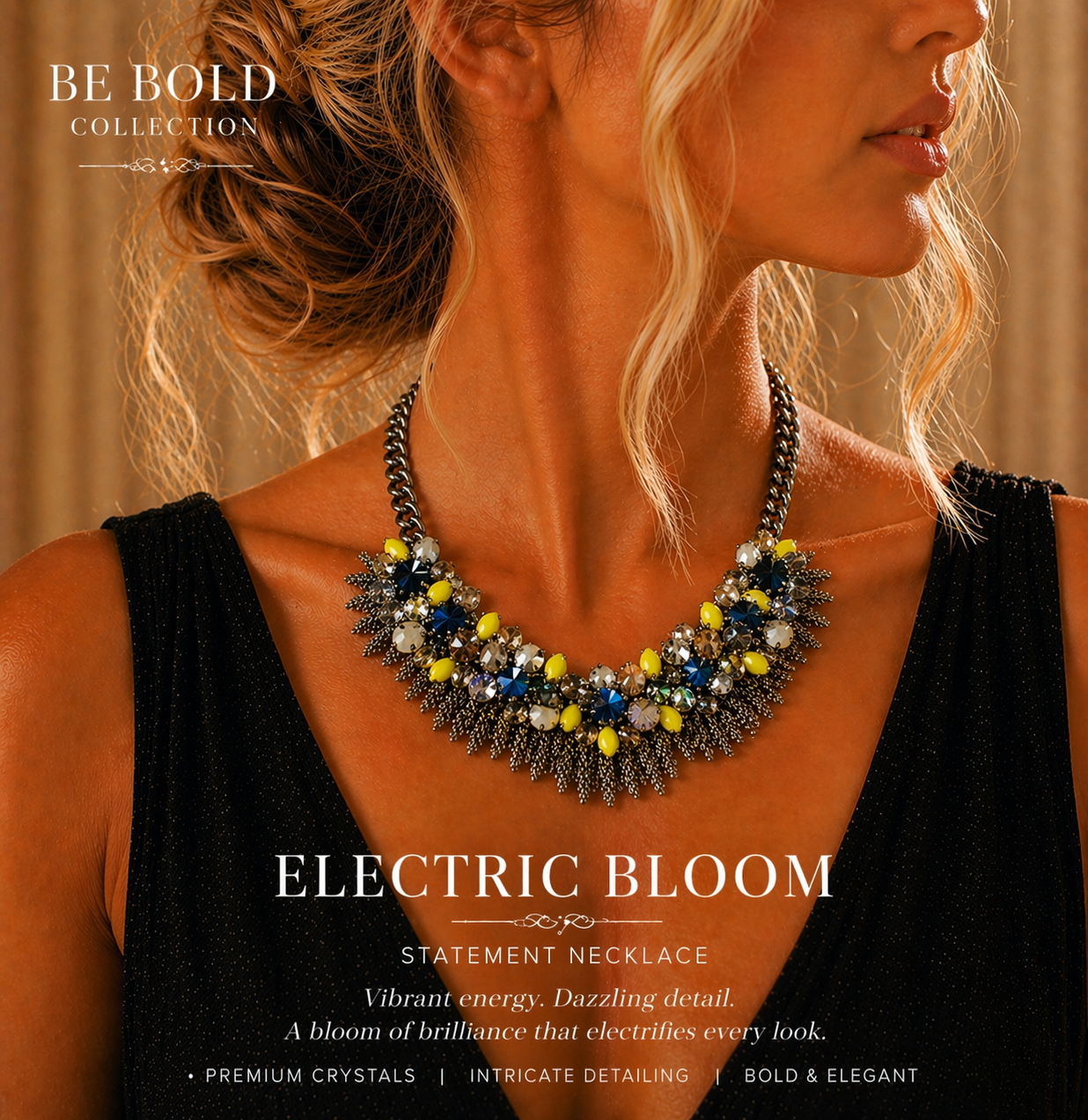 Electric Bloom Necklace