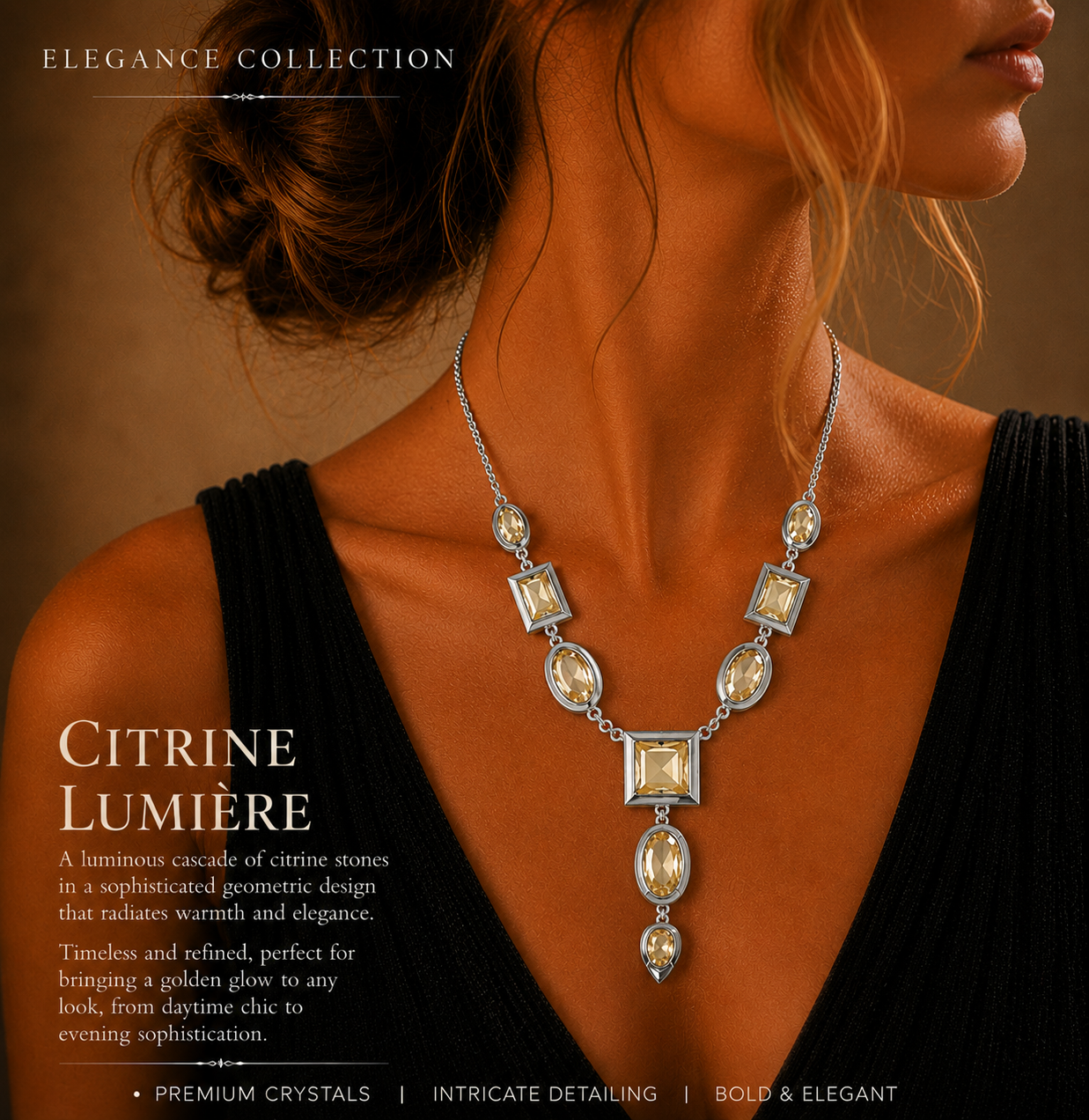 Citrine Lumiere Necklace