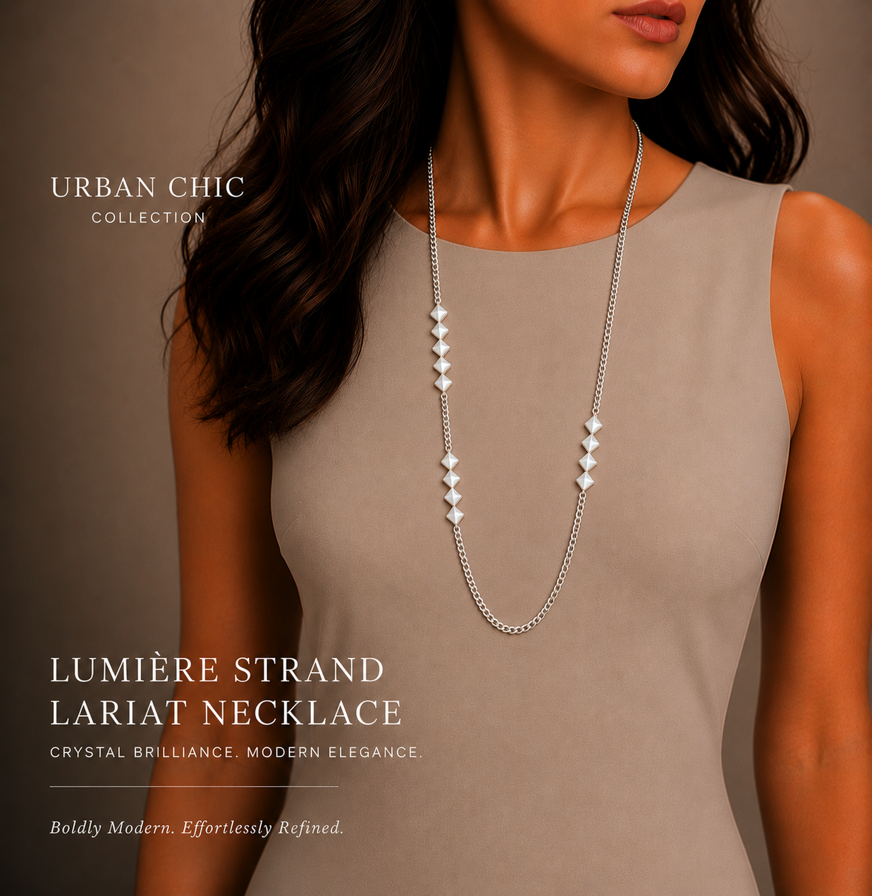 Lumiere Strand Lariat Necklace